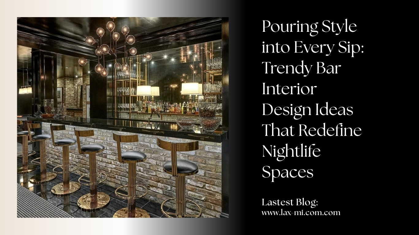 Trendy Bar Interior Design Ideas